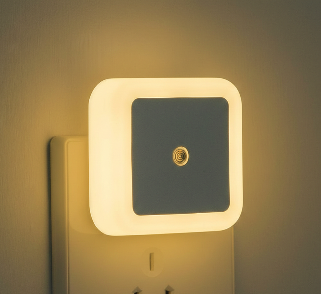 Smart LED Motion Sensor Night Light – Plug-In Automatic Light